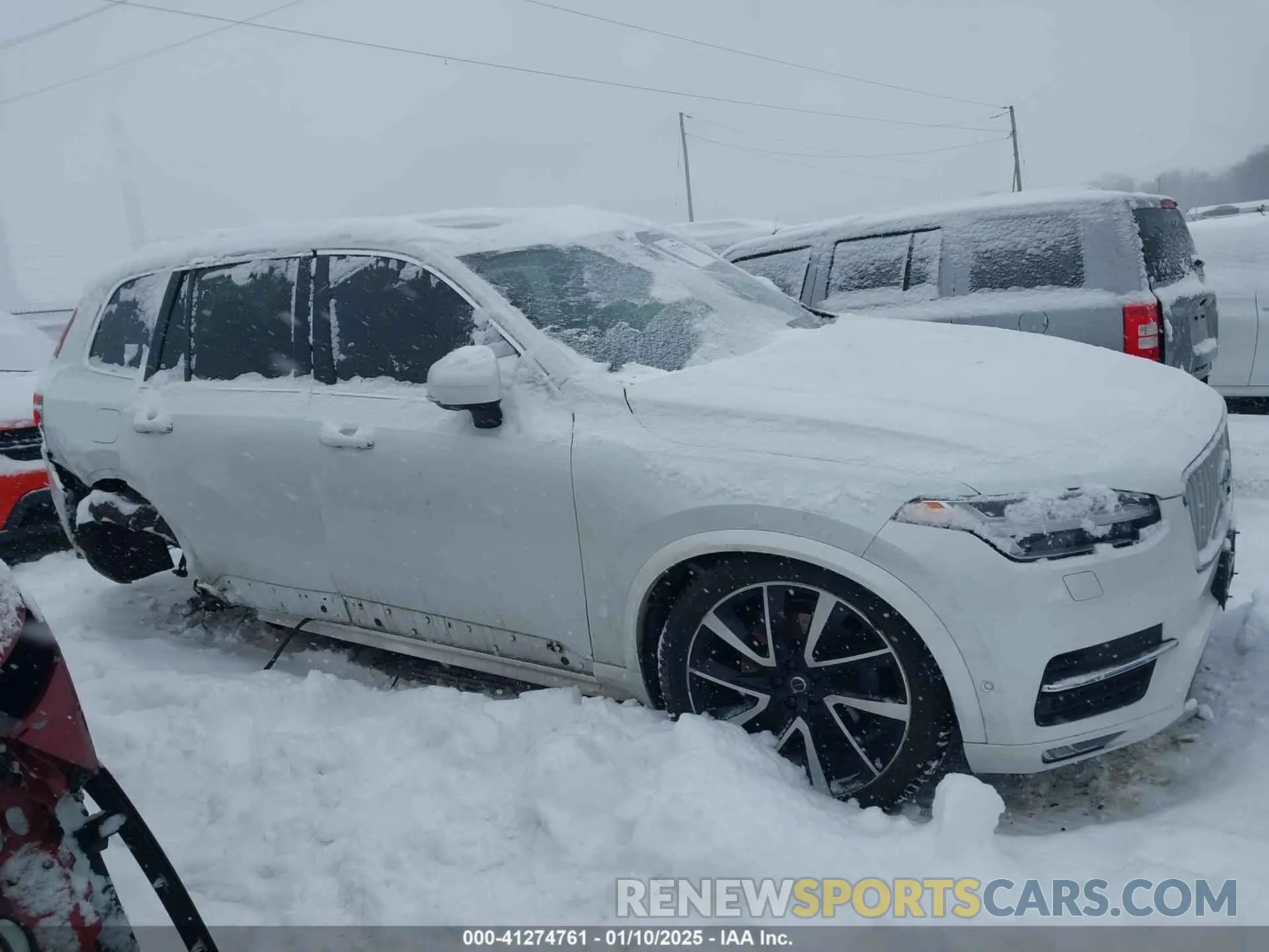 12 fotografías del automóvil dañado YV4A22PL7K1442407 VOLVO XC90 2019
