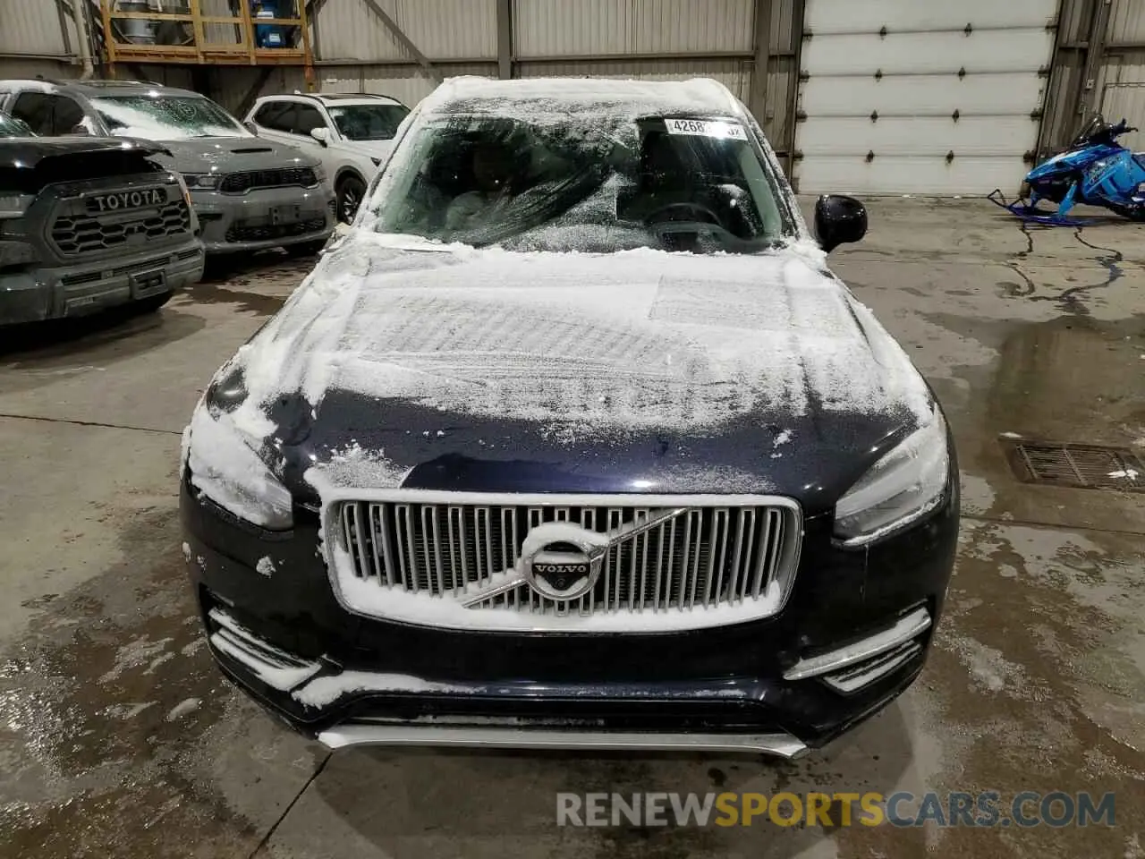 5 fotografías del automóvil dañado YV4A22PL8K1486688 VOLVO XC90 2019