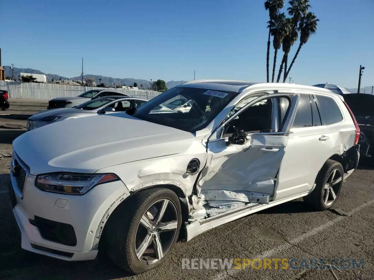 1 fotografías del automóvil dañado YV4BR0CM9K1442217 VOLVO XC90 2019