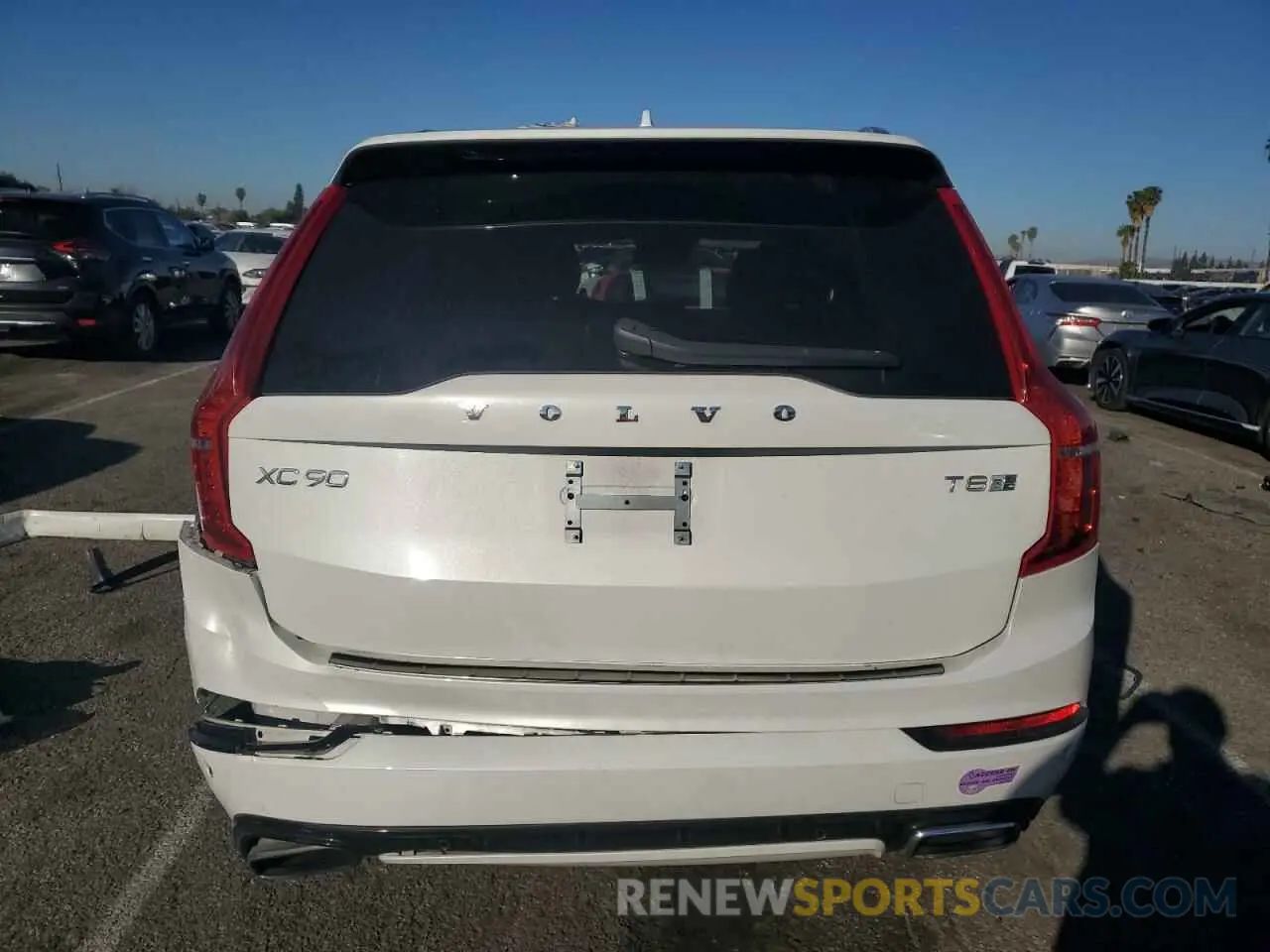 6 fotografías del automóvil dañado YV4BR0CM9K1442217 VOLVO XC90 2019