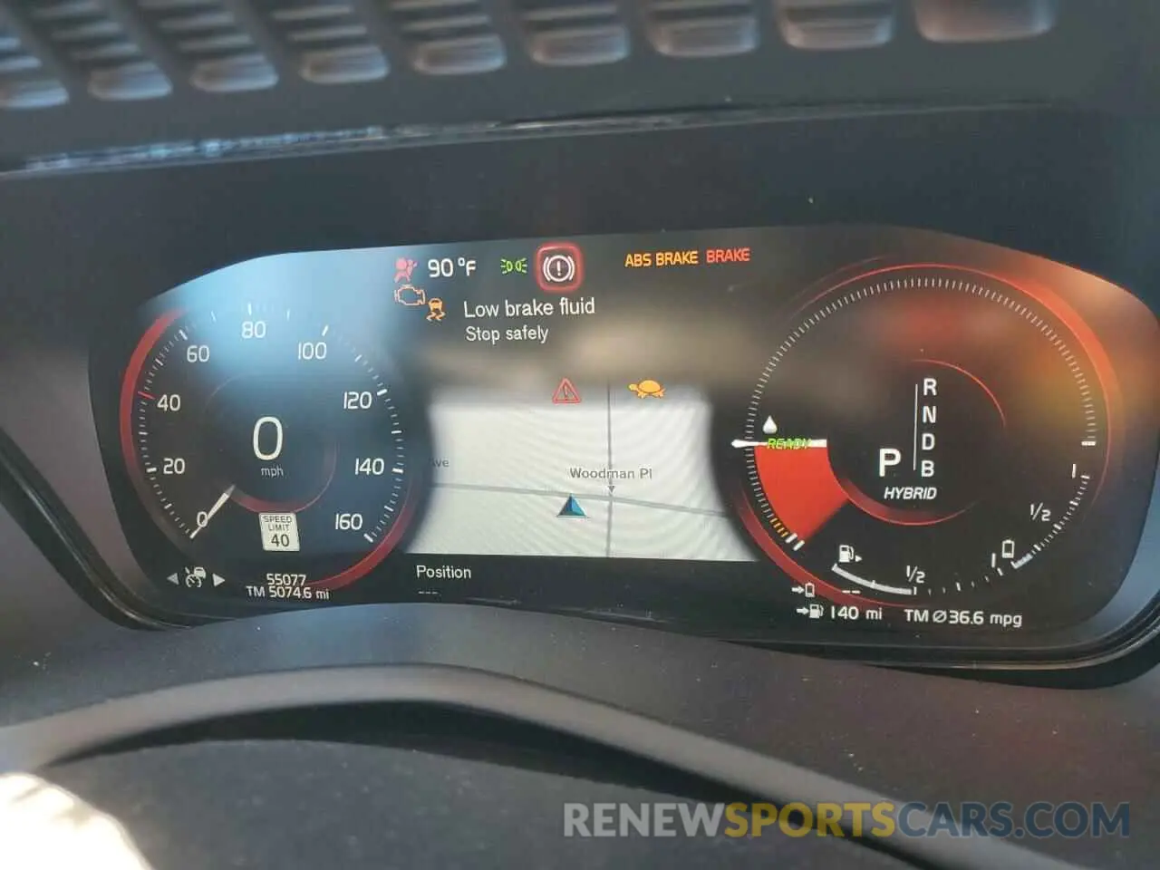 9 fotografías del automóvil dañado YV4BR0CM9K1442217 VOLVO XC90 2019
