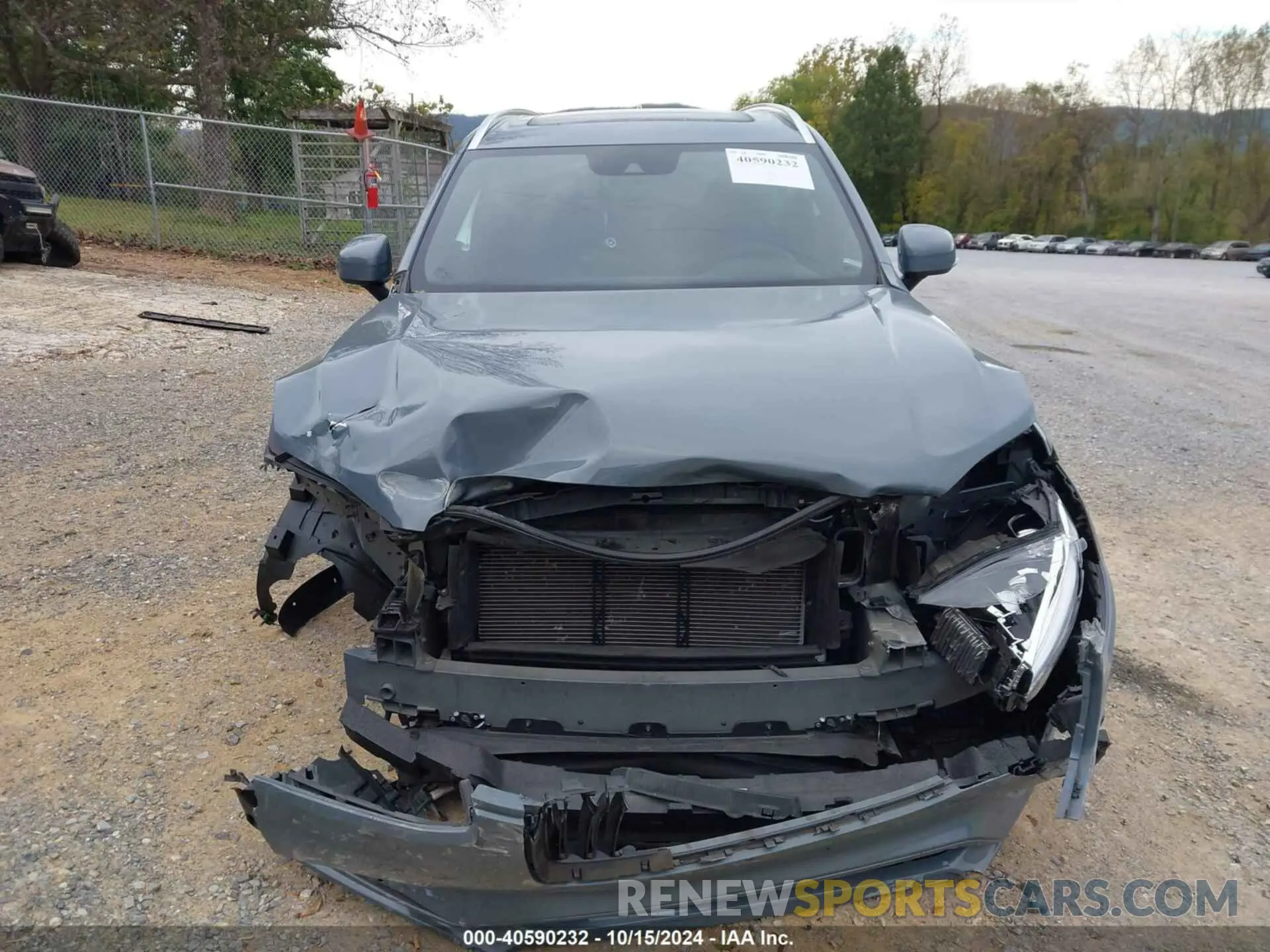 12 fotografías del automóvil dañado YV4102CK0L1583081 VOLVO XC90 2020