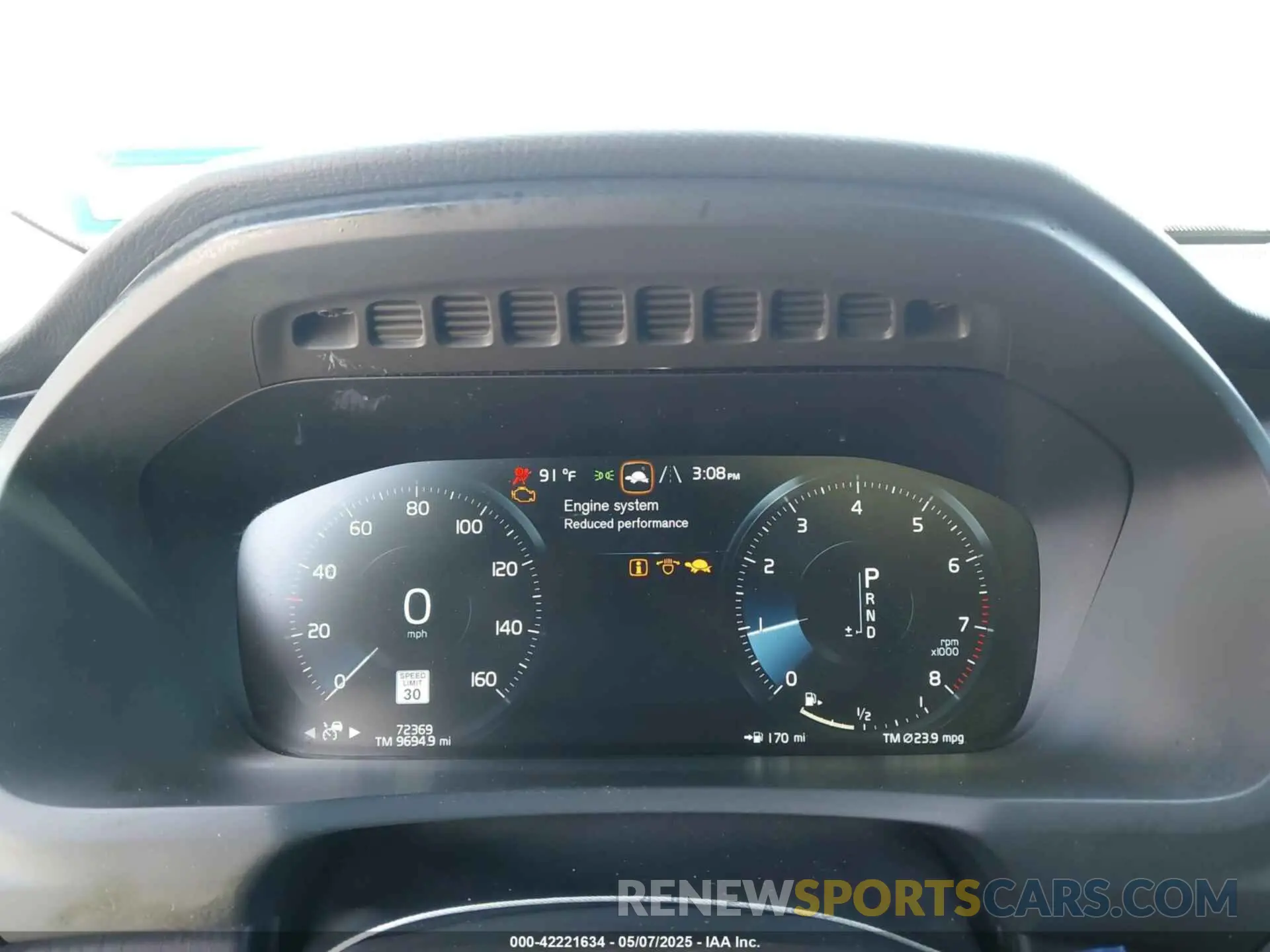7 fotografías del automóvil dañado YV4102CK0L1601885 VOLVO XC90 2020