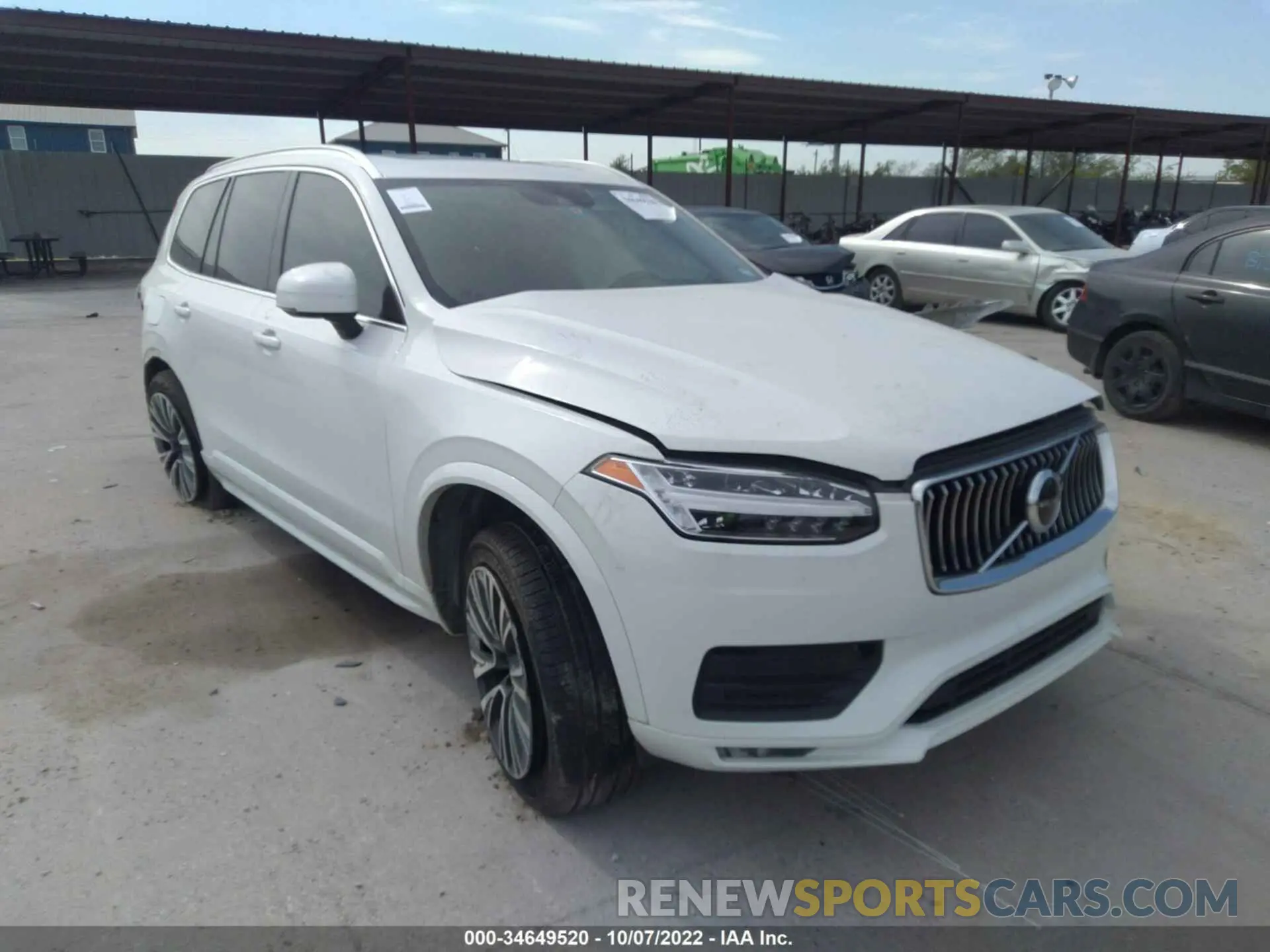 1 fotografías del automóvil dañado YV4102CK3L1562533 VOLVO XC90 2020
