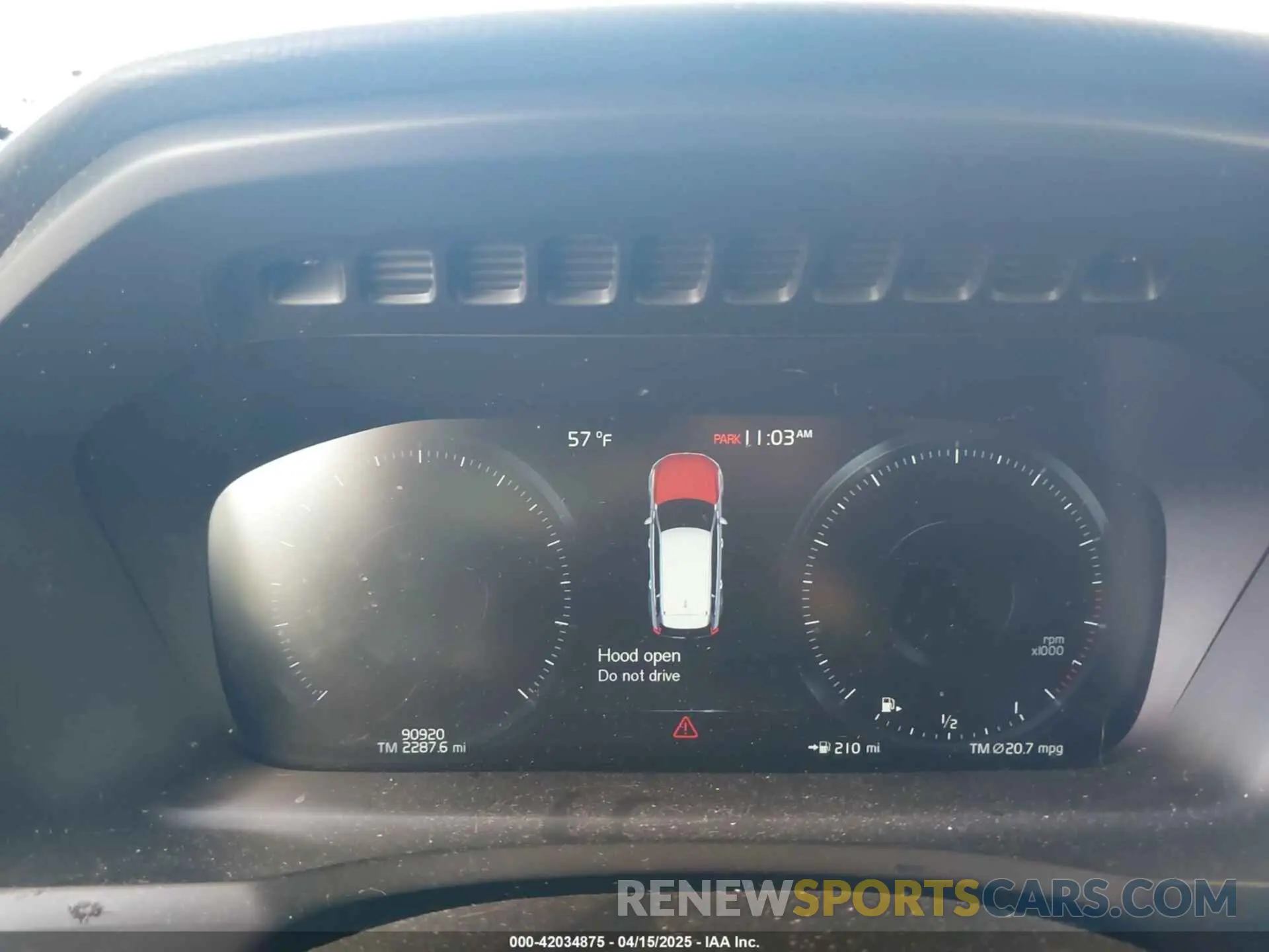 7 fotografías del automóvil dañado YV4102PK1L1591863 VOLVO XC90 2020