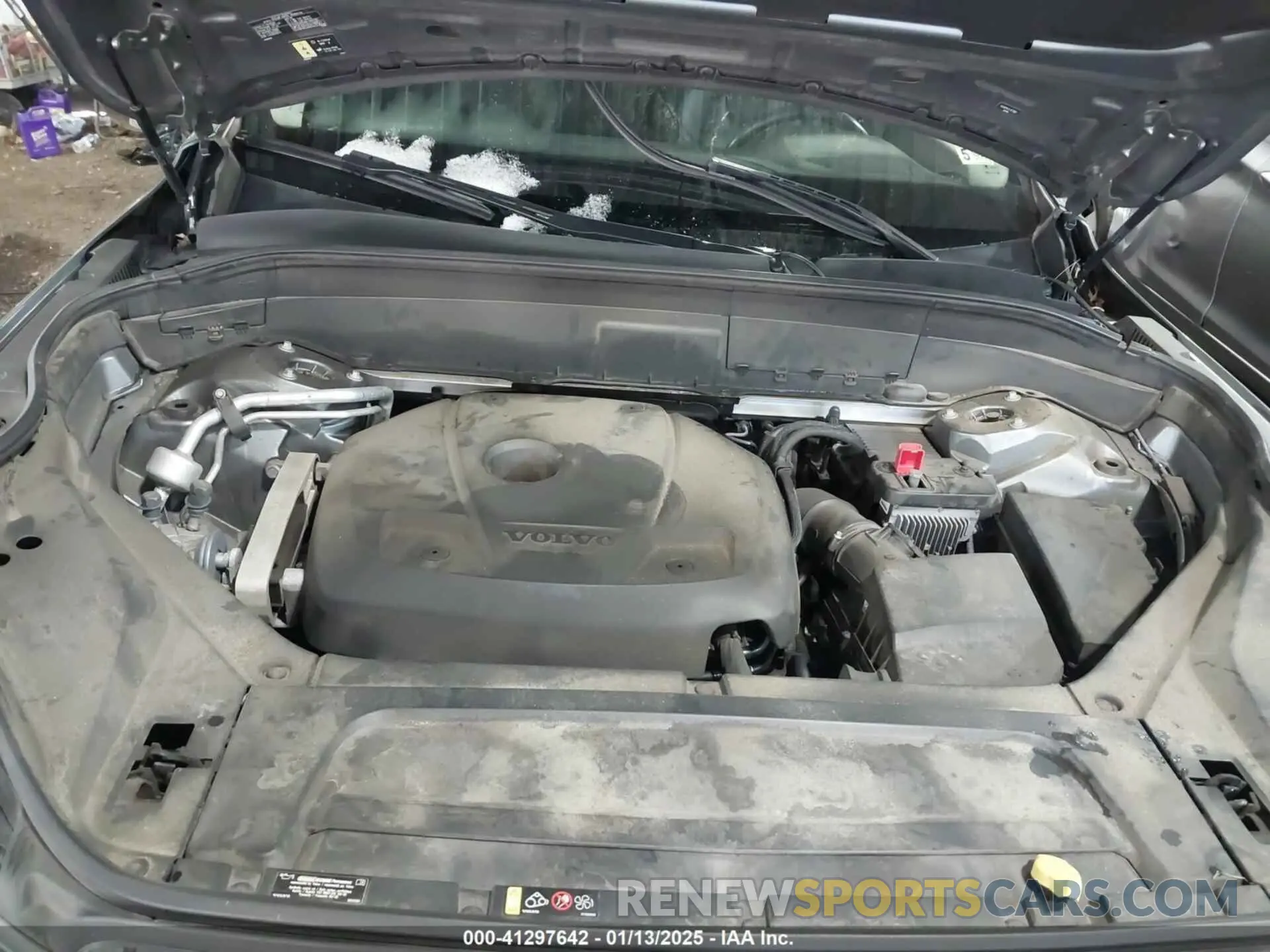 10 fotografías del automóvil dañado YV4102PK3L1573865 VOLVO XC90 2020