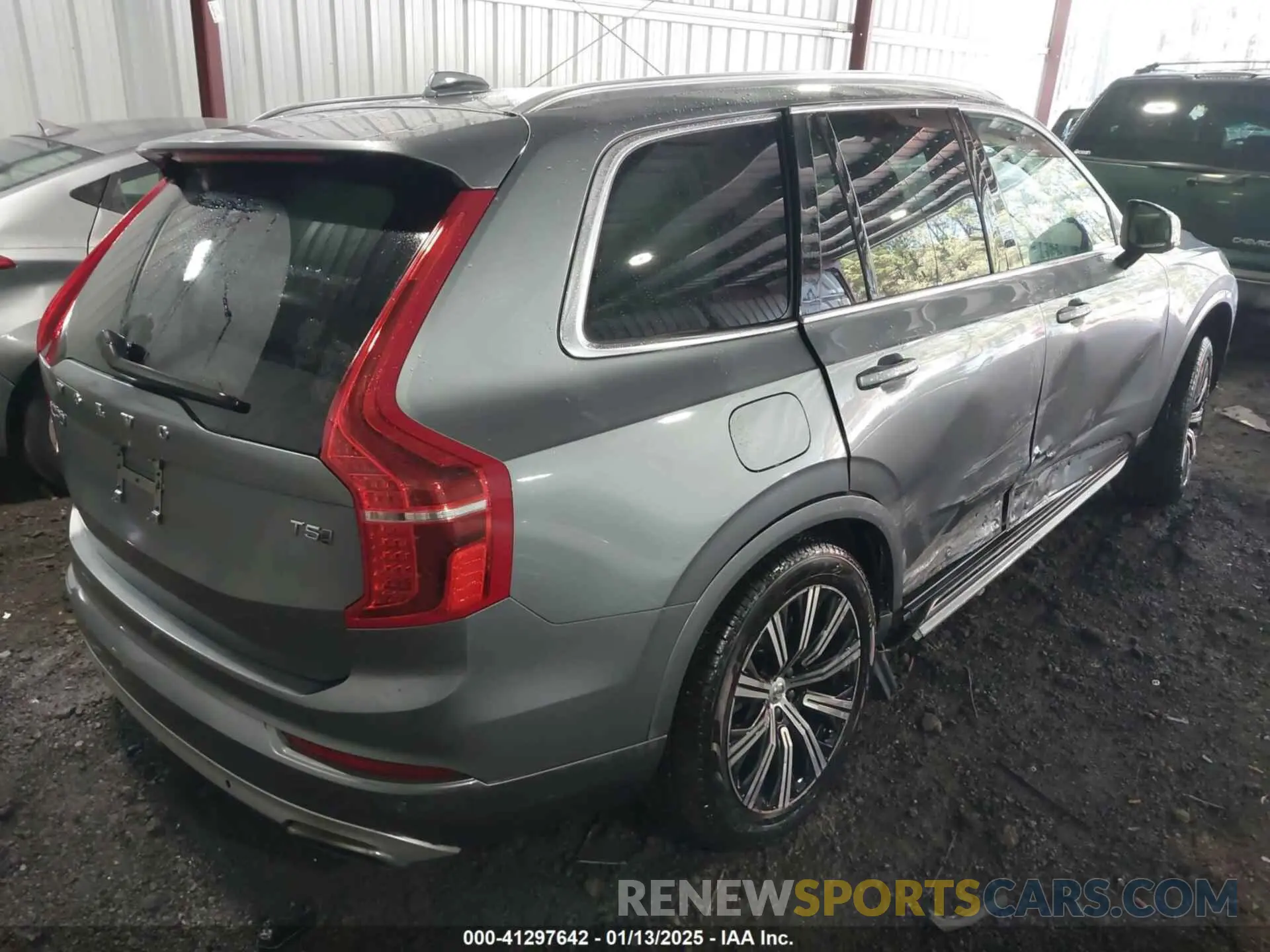 4 fotografías del automóvil dañado YV4102PK3L1573865 VOLVO XC90 2020