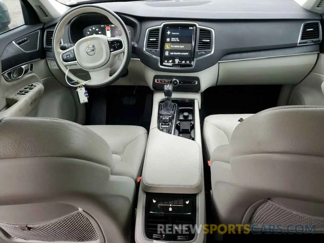 8 fotografías del automóvil dañado YV4102PK9L1591819 VOLVO XC90 2020