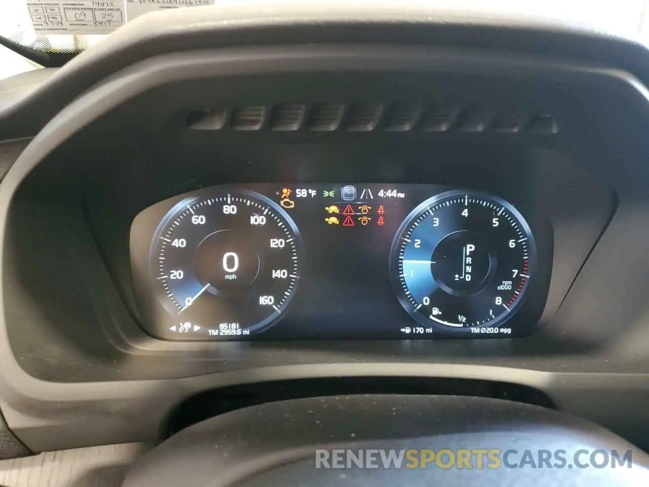 9 fotografías del automóvil dañado YV4A221K9L1567975 VOLVO XC90 2020