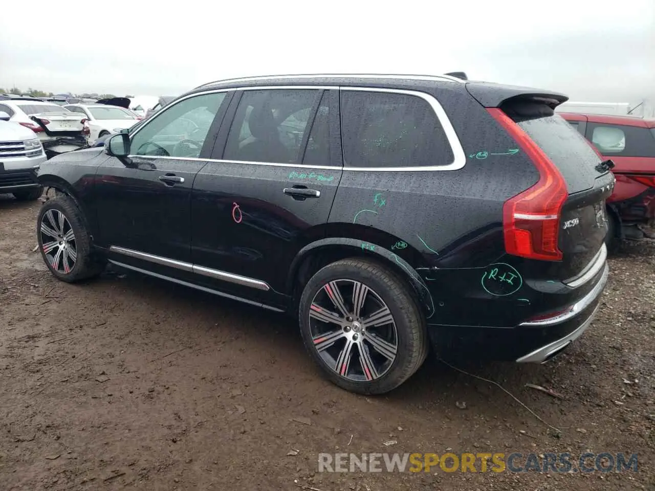 2 fotografías del automóvil dañado YV4A221LXL1533035 VOLVO XC90 2020