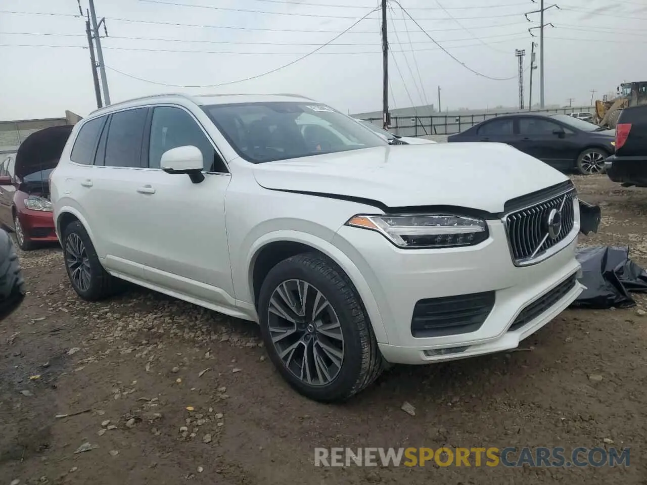 4 fotografías del automóvil dañado YV4A22PK8L1559373 VOLVO XC90 2020