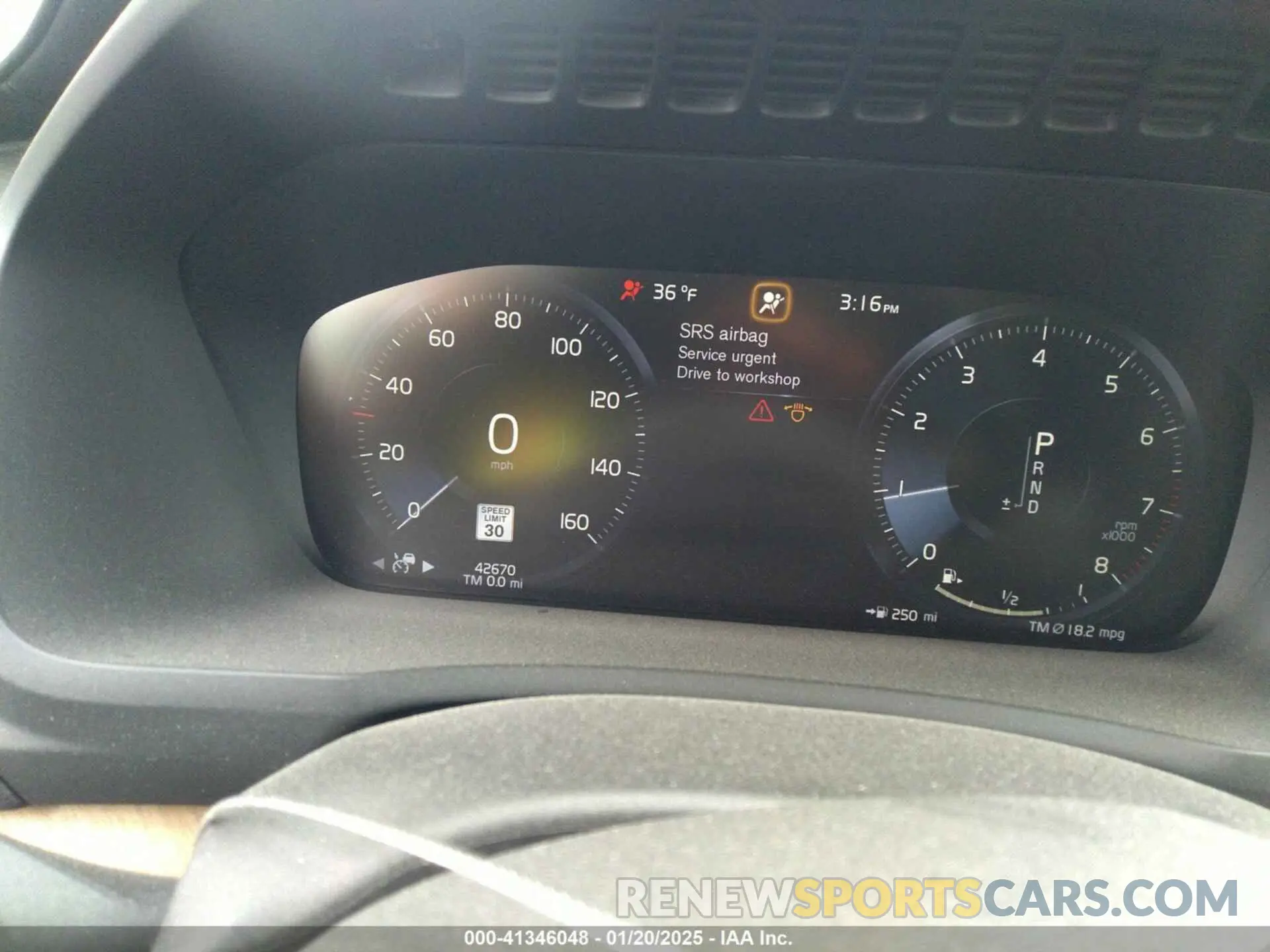 7 fotografías del automóvil dañado YV4A22PL2L1613243 VOLVO XC90 2020