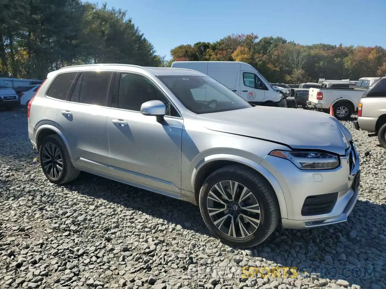 4 fotografías del automóvil dañado YV4102PK7M1747194 VOLVO XC90 2021