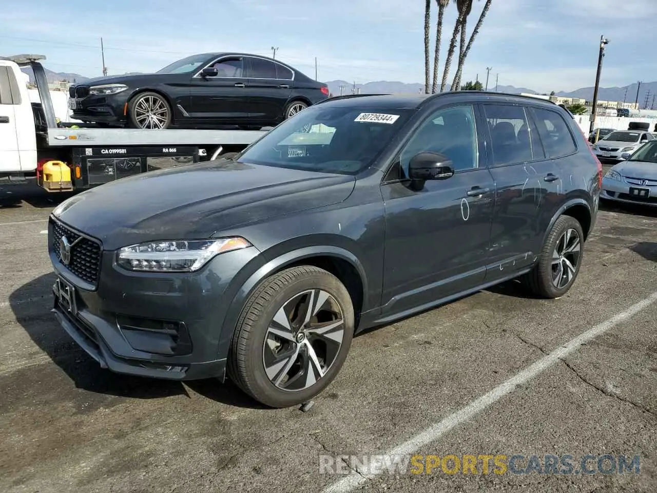 1 fotografías del automóvil dañado YV4102PM3M1726893 VOLVO XC90 2021