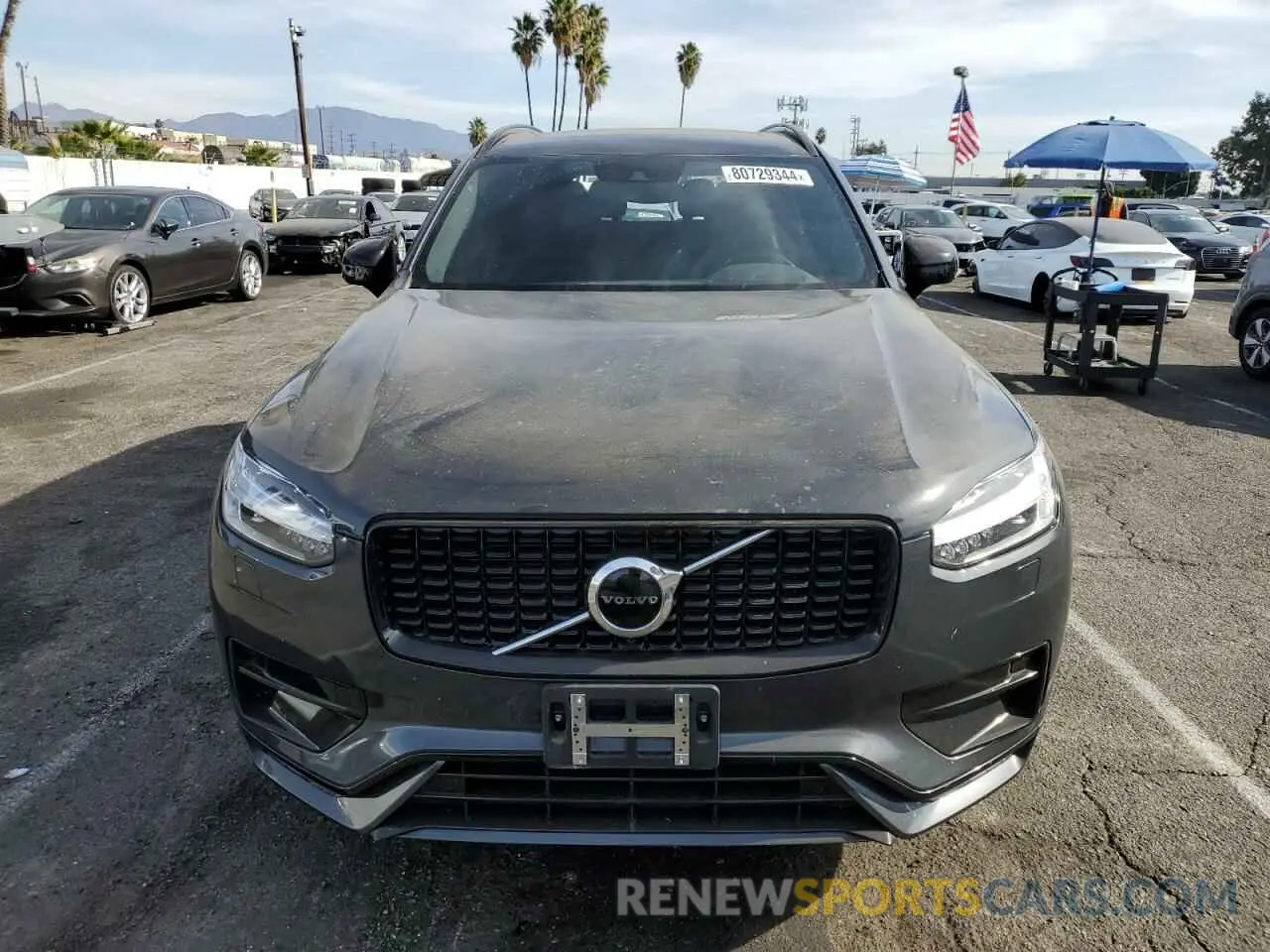 5 fotografías del automóvil dañado YV4102PM3M1726893 VOLVO XC90 2021