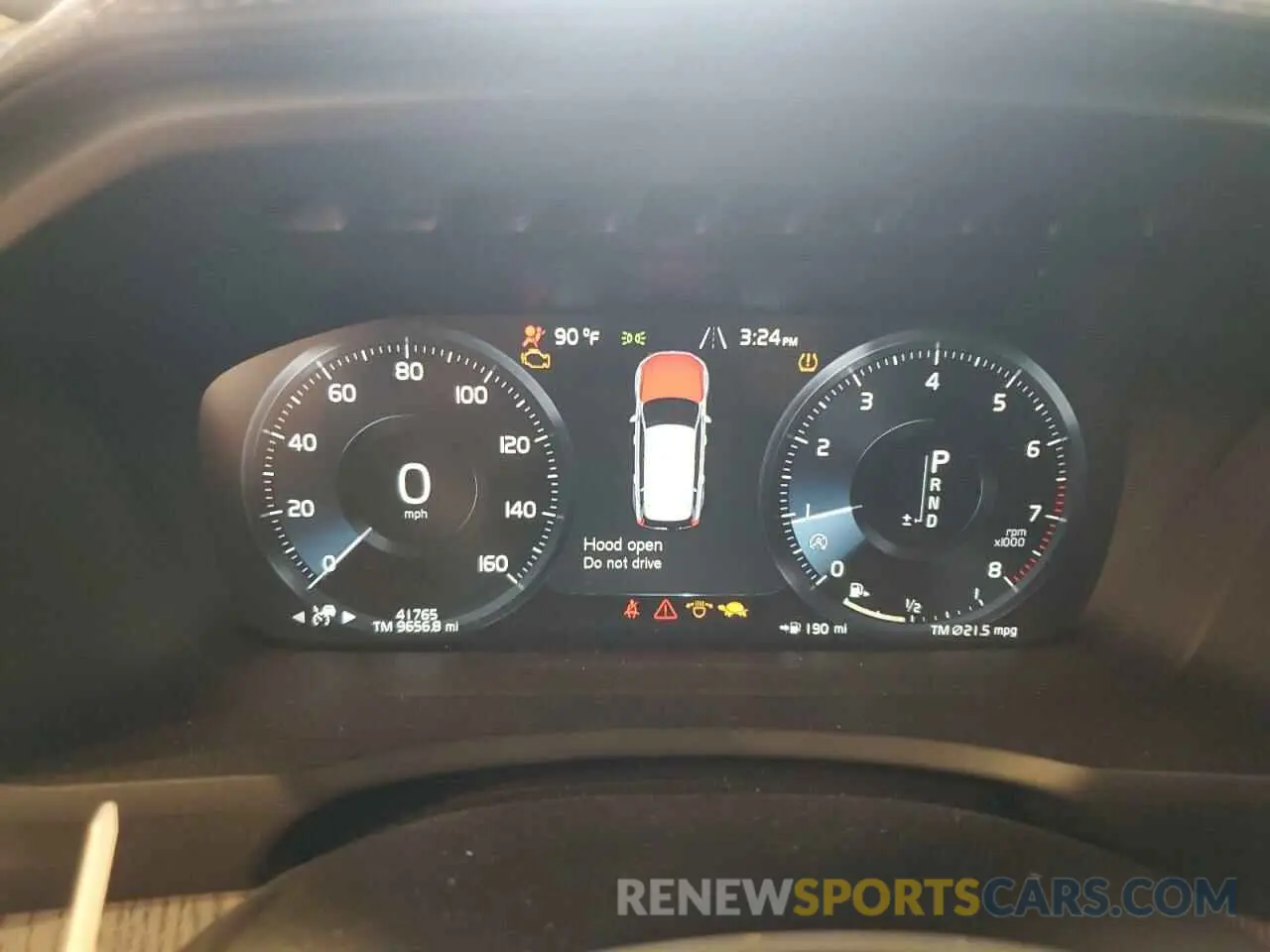 9 fotografías del automóvil dañado YV4A221L3M1769642 VOLVO XC90 2021