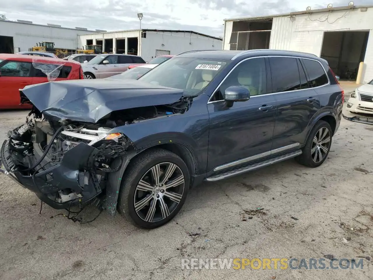 1 fotografías del automóvil dañado YV4A221LXM1672616 VOLVO XC90 2021