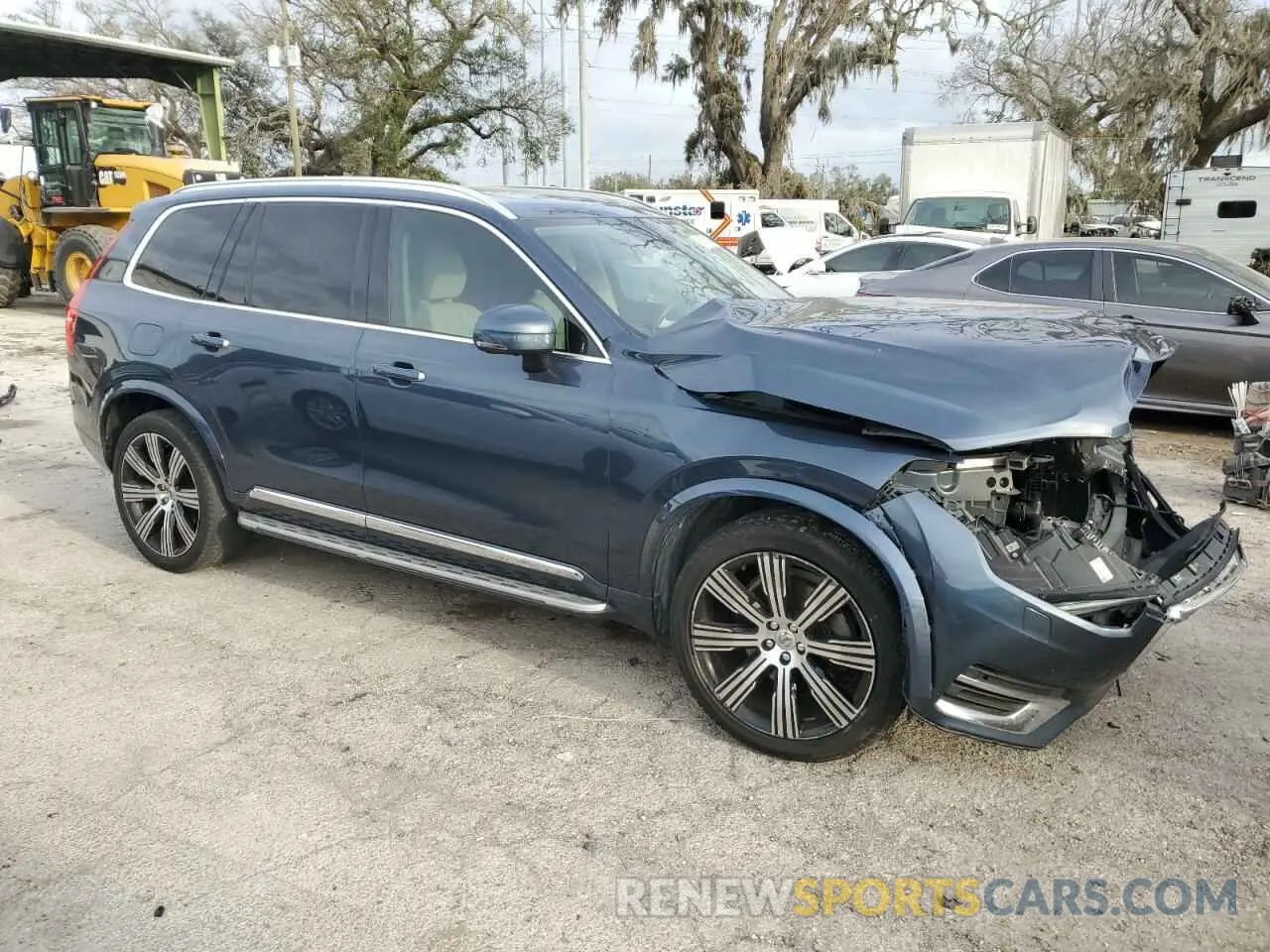 4 fotografías del automóvil dañado YV4A221LXM1672616 VOLVO XC90 2021