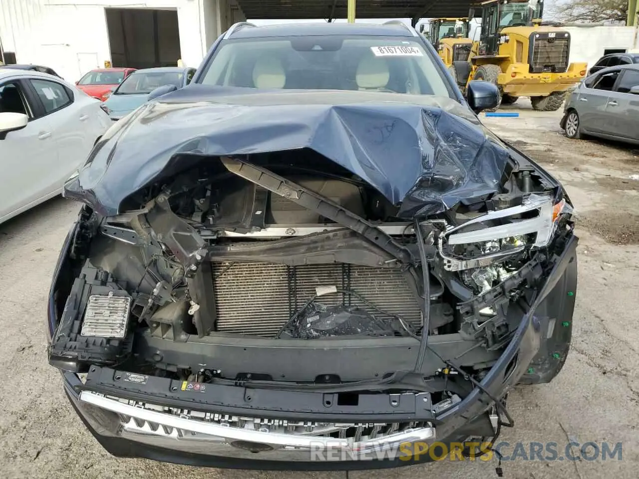 5 fotografías del automóvil dañado YV4A221LXM1672616 VOLVO XC90 2021