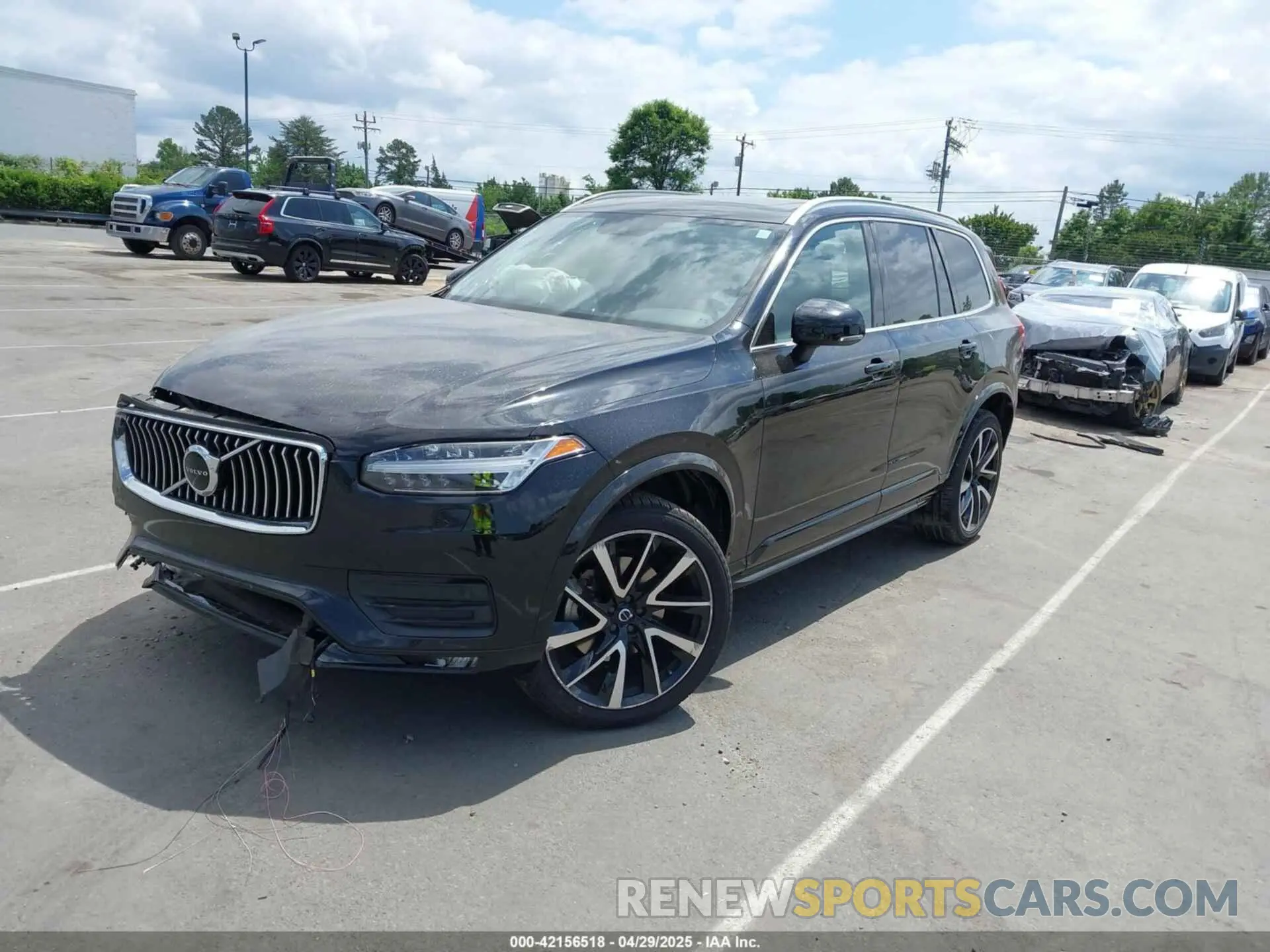 2 fotografías del automóvil dañado YV4A22PK3M1717880 VOLVO XC90 2021