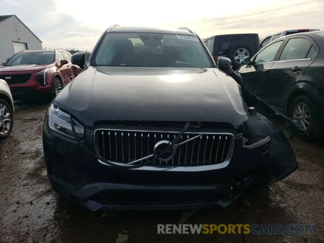 5 fotografías del automóvil dañado YV4A22PK5M1754624 VOLVO XC90 2021