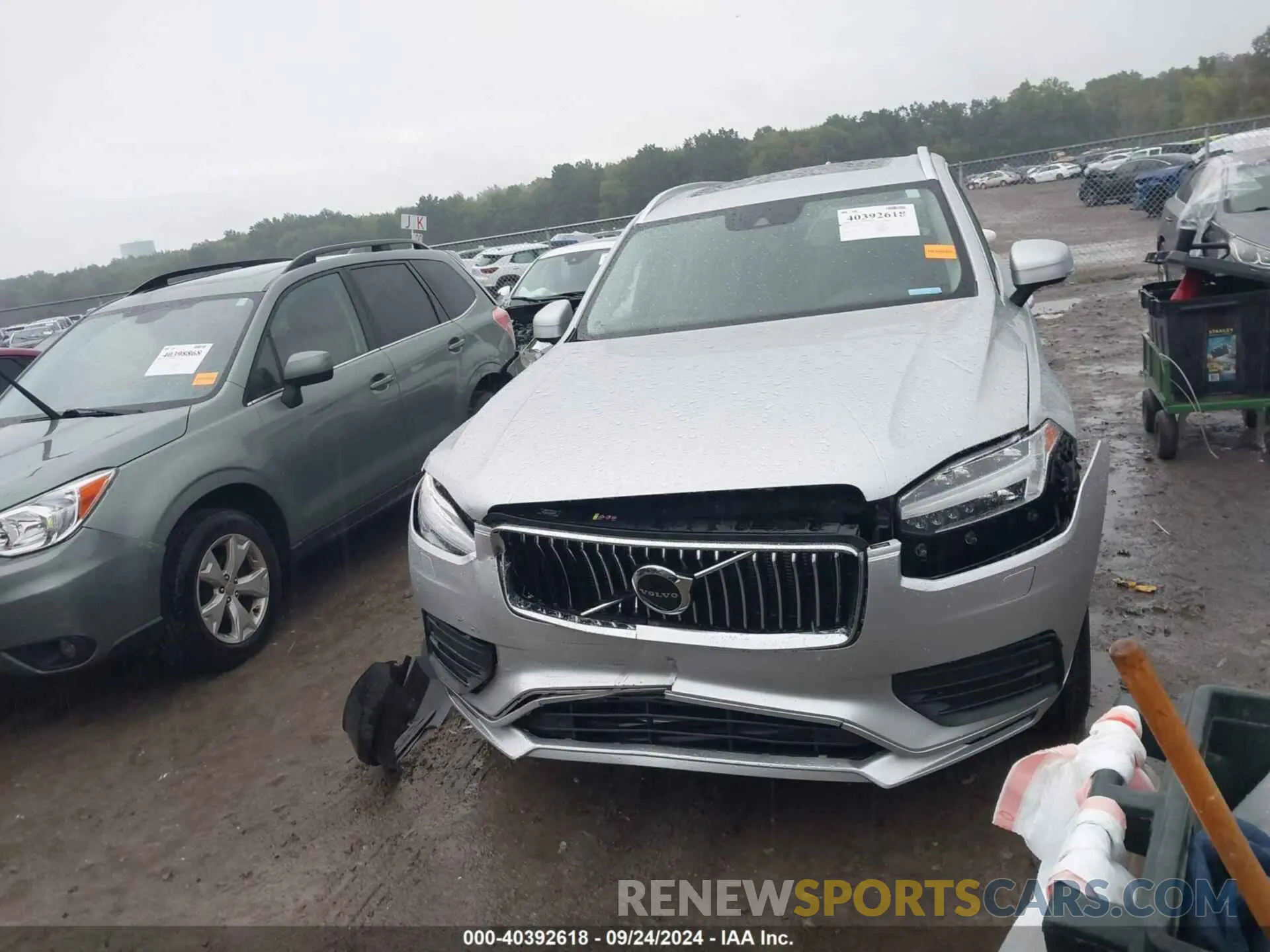 12 fotografías del automóvil dañado YV4A22PK8M1696363 VOLVO XC90 2021