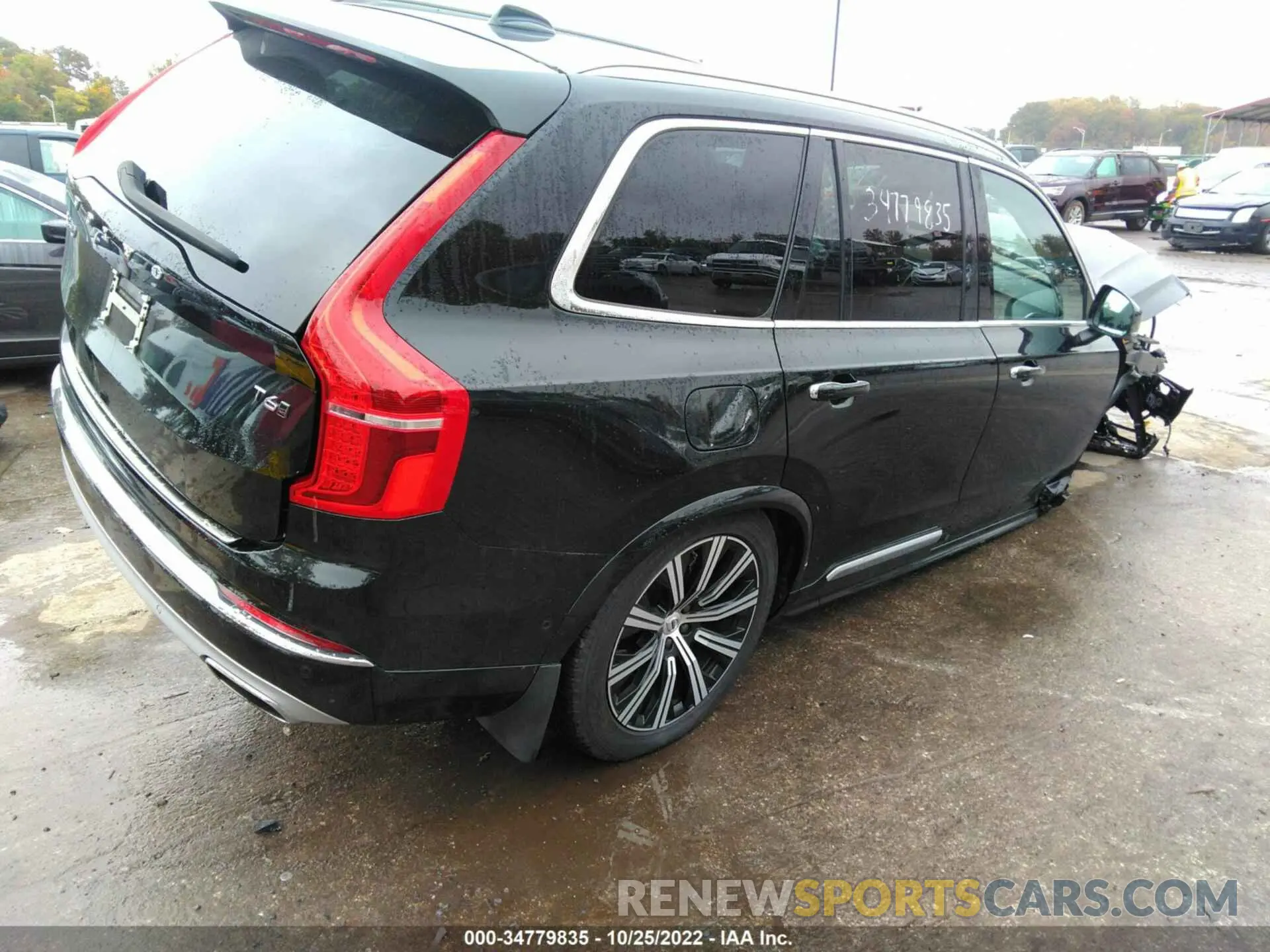 4 fotografías del automóvil dañado YV4A22PL5M1764322 VOLVO XC90 2021