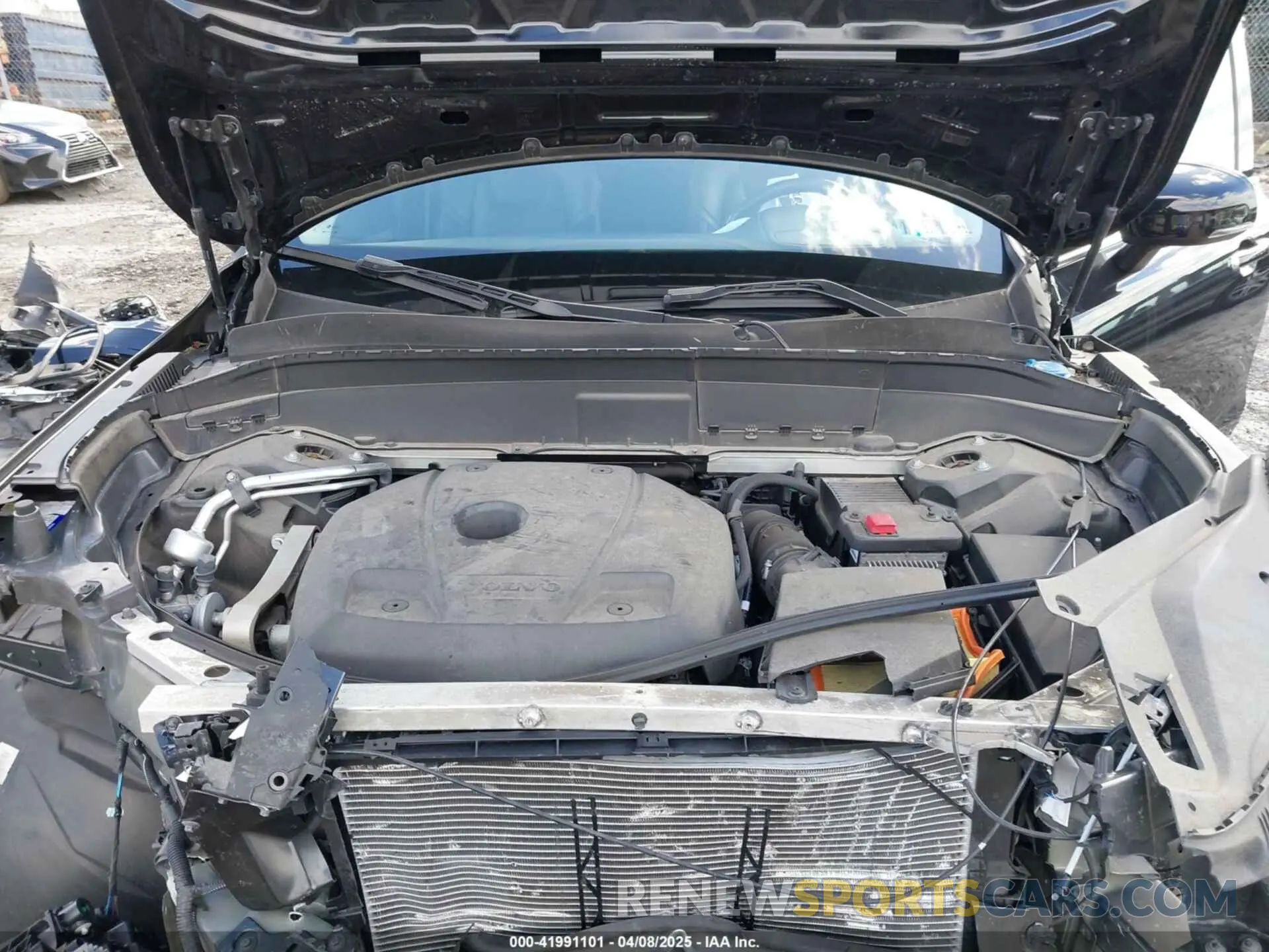 10 fotografías del automóvil dañado YV4A22PL8M1770292 VOLVO XC90 2021