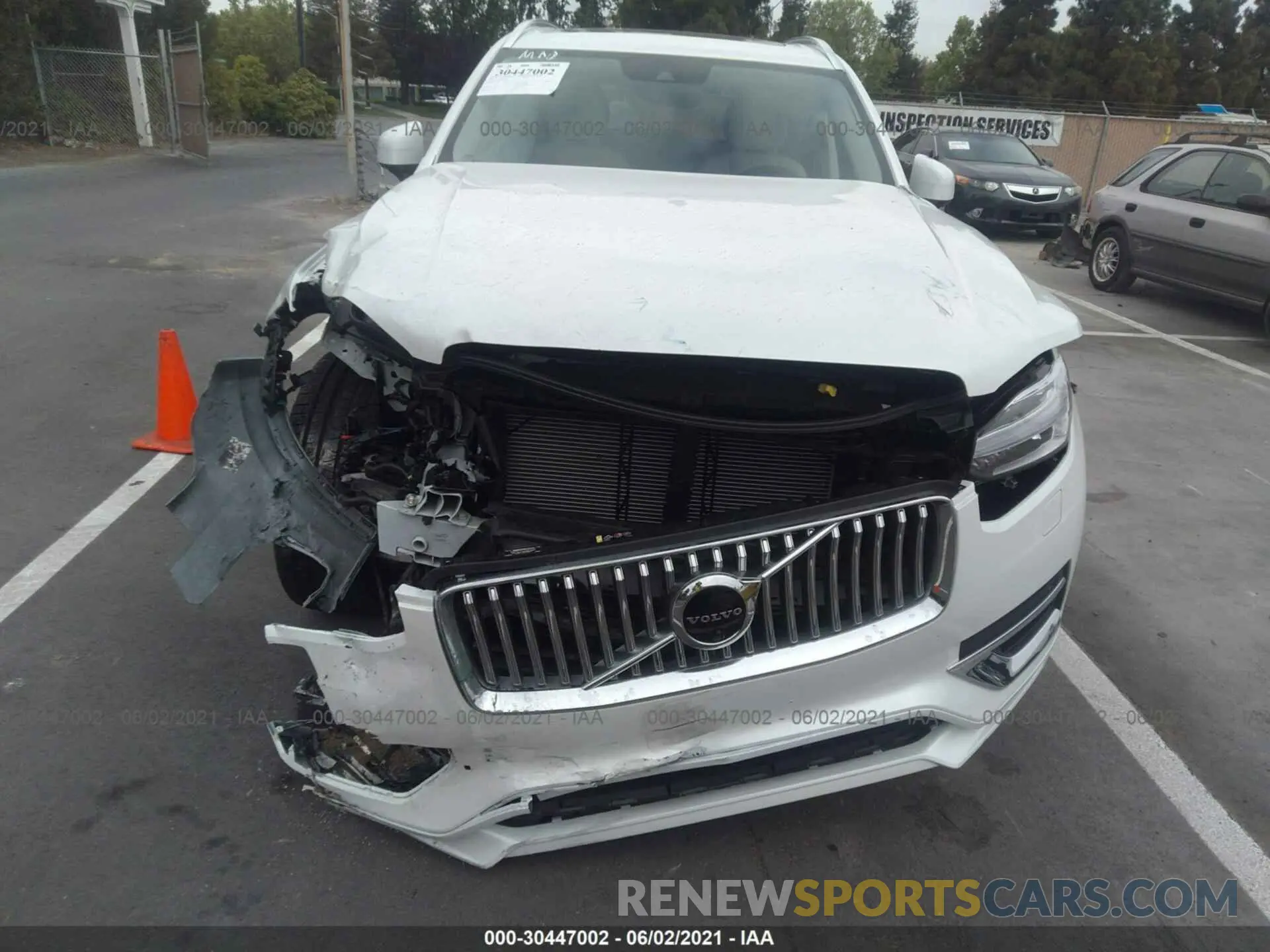 6 fotografías del automóvil dañado YV4BR0CK4M1712634 VOLVO XC90 2021