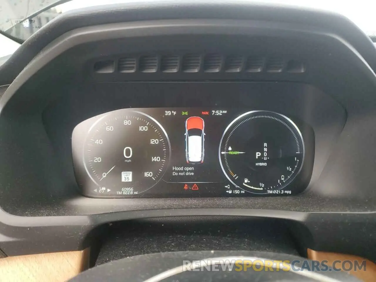 9 fotografías del automóvil dañado YV4BR0CK5M1709550 VOLVO XC90 2021
