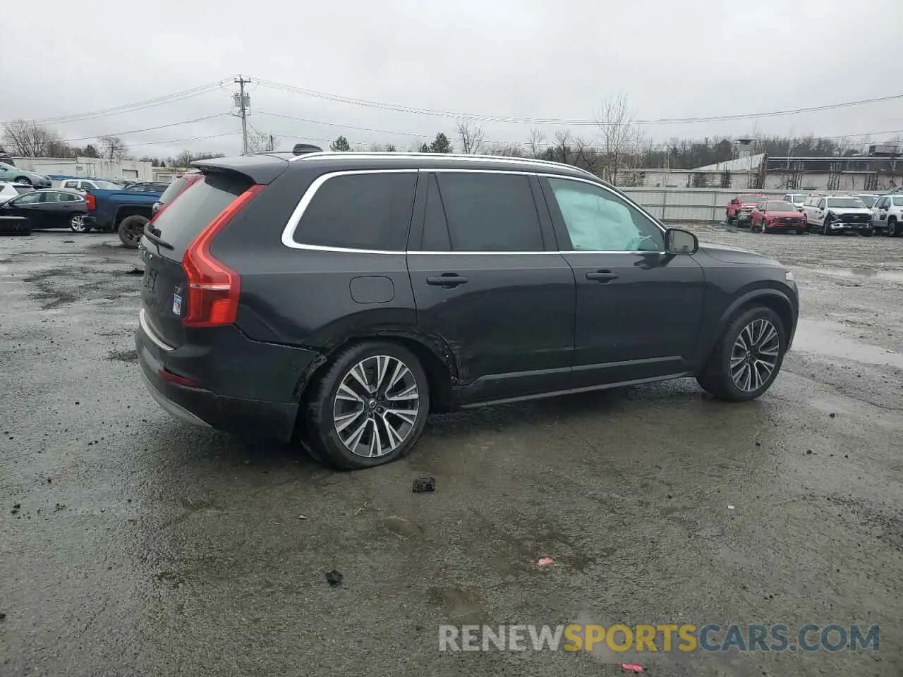3 fotografías del automóvil dañado YV4102PK1N1798224 VOLVO XC90 2022