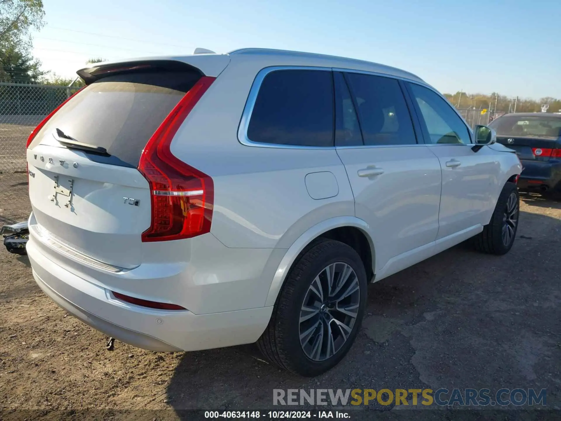 4 fotografías del automóvil dañado YV4102PK9N1793059 VOLVO XC90 2022