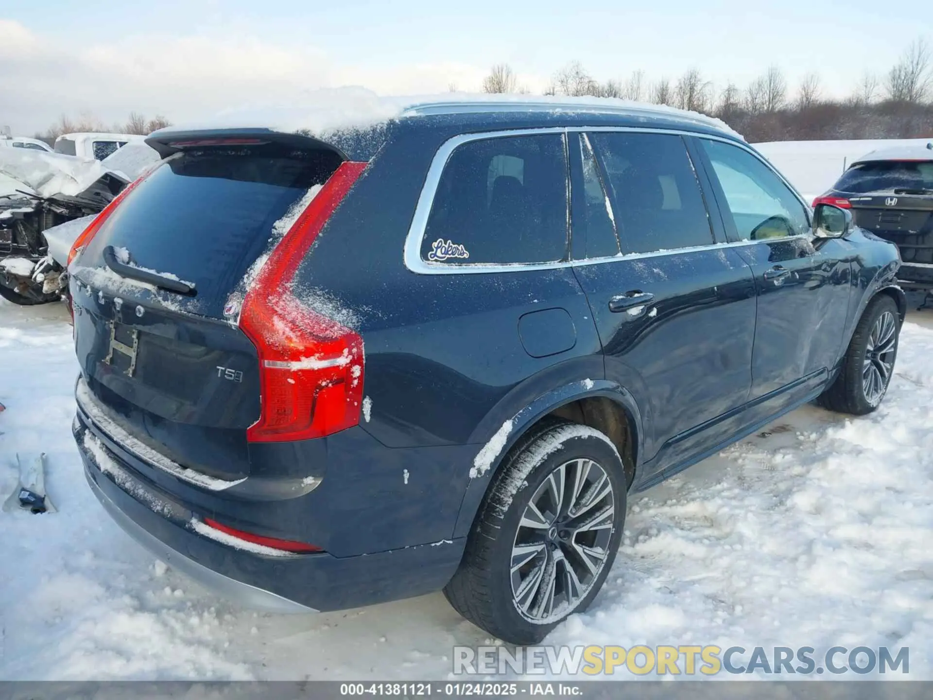 4 fotografías del automóvil dañado YV4102PK9N1794227 VOLVO XC90 2022