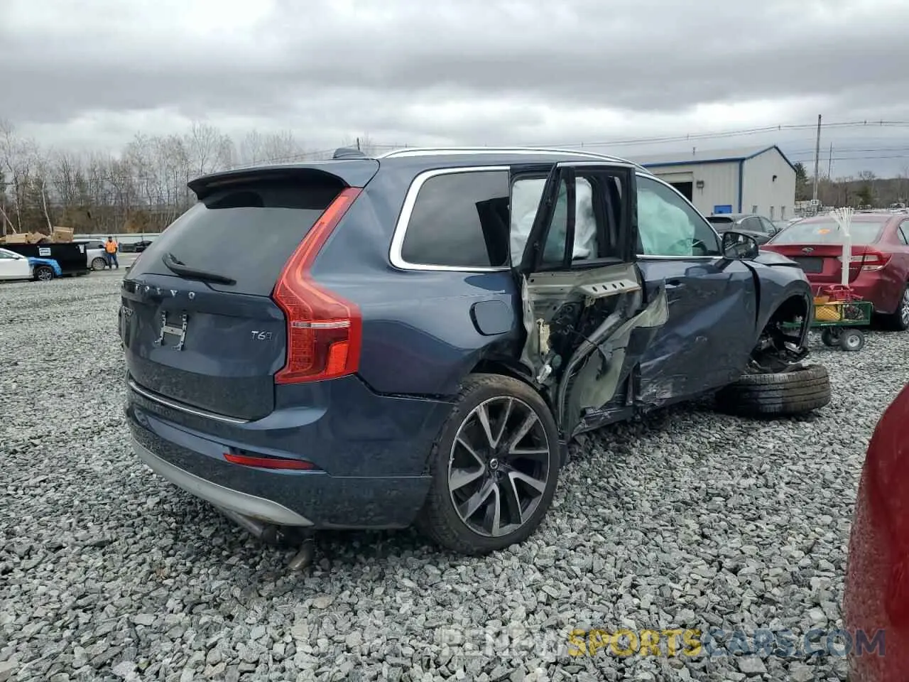3 fotografías del automóvil dañado YV4A221KXN1849335 VOLVO XC90 2022