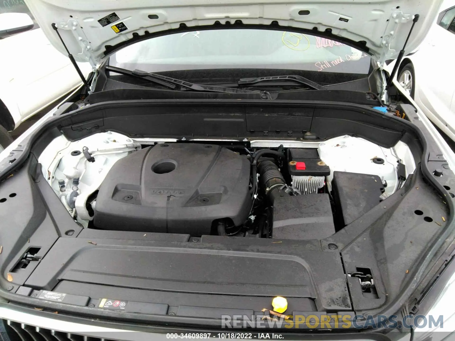 10 fotografías del automóvil dañado YV4A22PK6N1798598 VOLVO XC90 2022