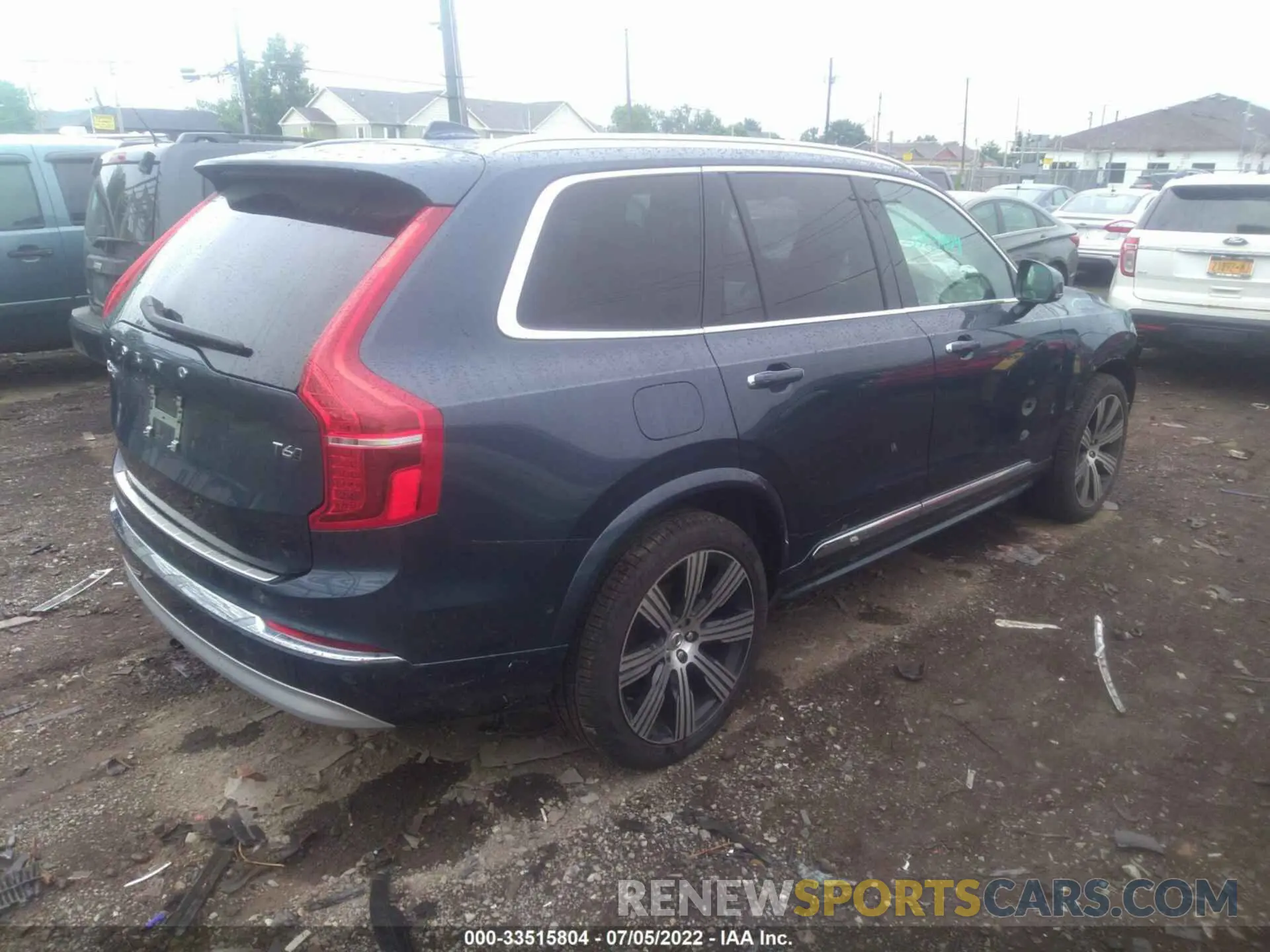 4 fotografías del automóvil dañado YV4A22PL8N1823168 VOLVO XC90 2022