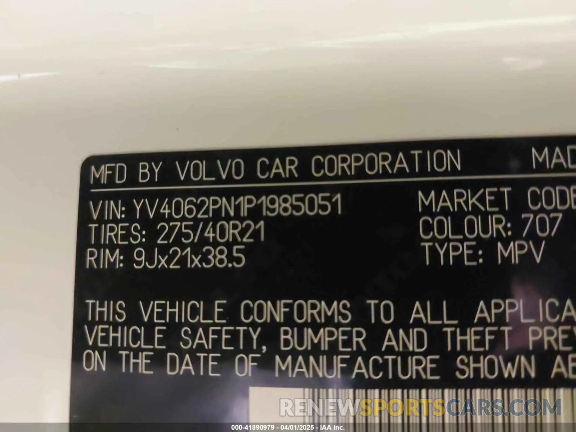 18 fotografías del automóvil dañado YV4062PN1P1985051 VOLVO XC90 2023
