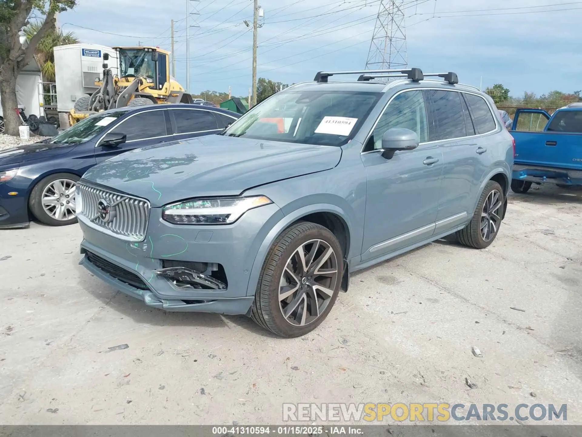 2 fotografías del automóvil dañado YV4L12PNXP1983388 VOLVO XC90 2023