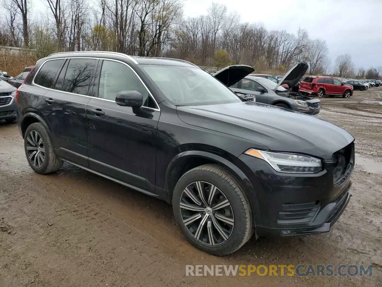 4 fotografías del automóvil dañado YV4062PK2P1966224 VOLVO XC90 CORE 2023