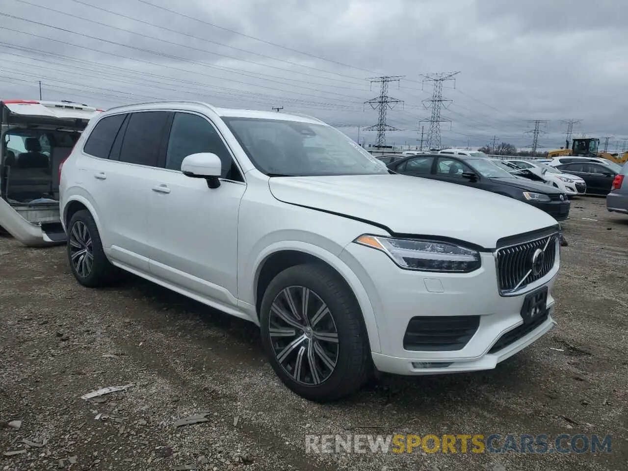 4 fotografías del automóvil dañado YV4L12PV1P1964762 VOLVO XC90 CORE 2023