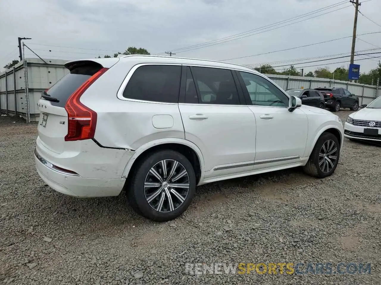 3 fotografías del automóvil dañado YV4L12PK0R1154600 VOLVO XC90 CORE 2024