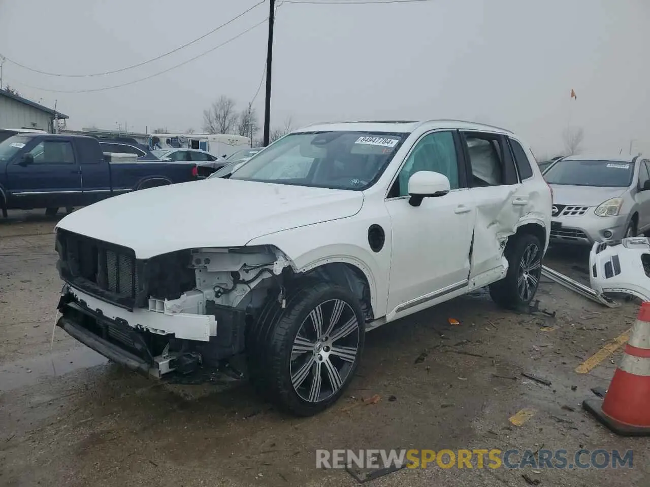 1 fotografías del automóvil dañado YV4H600N2P1949810 VOLVO XC90 PLUS 2023