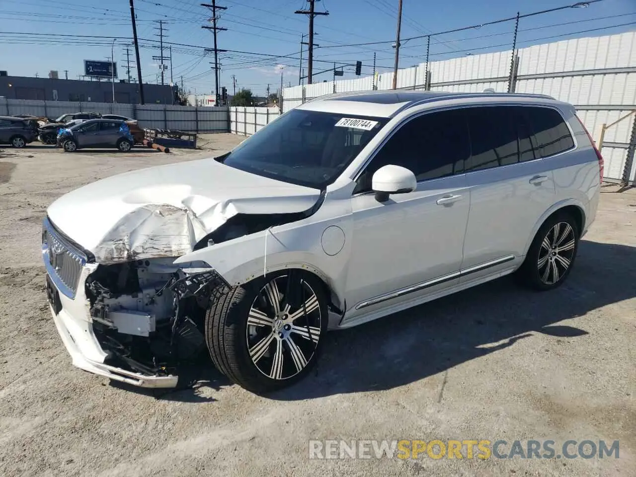 1 fotografías del automóvil dañado YV4H60CE7R1228591 VOLVO XC90 PLUS 2024