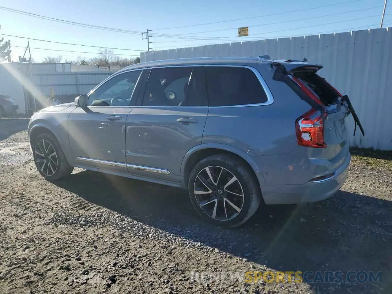 2 fotografías del automóvil dañado YV4L12PE2R1235477 VOLVO XC90 PLUS 2024