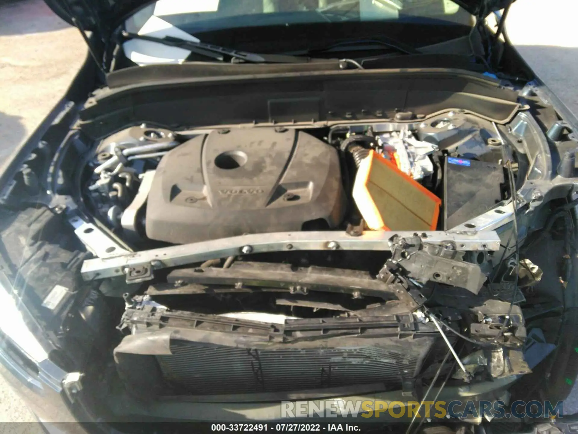 10 fotografías del automóvil dañado YV4BR0CL5N1776501 VOLVO XC90 RECHARGE 2022