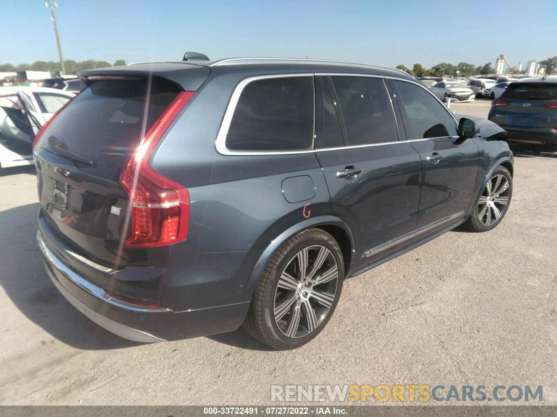 4 fotografías del automóvil dañado YV4BR0CL5N1776501 VOLVO XC90 RECHARGE 2022