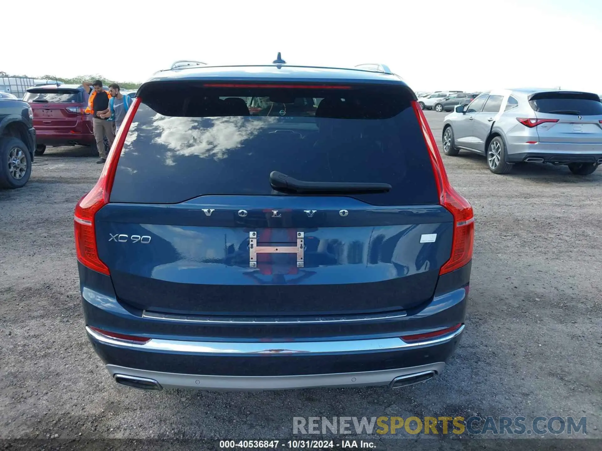 16 fotografías del automóvil dañado YV4BR0CL7M1765112 VOLVO XC90 RECHARGE PLUG-IN HYBRID 2021