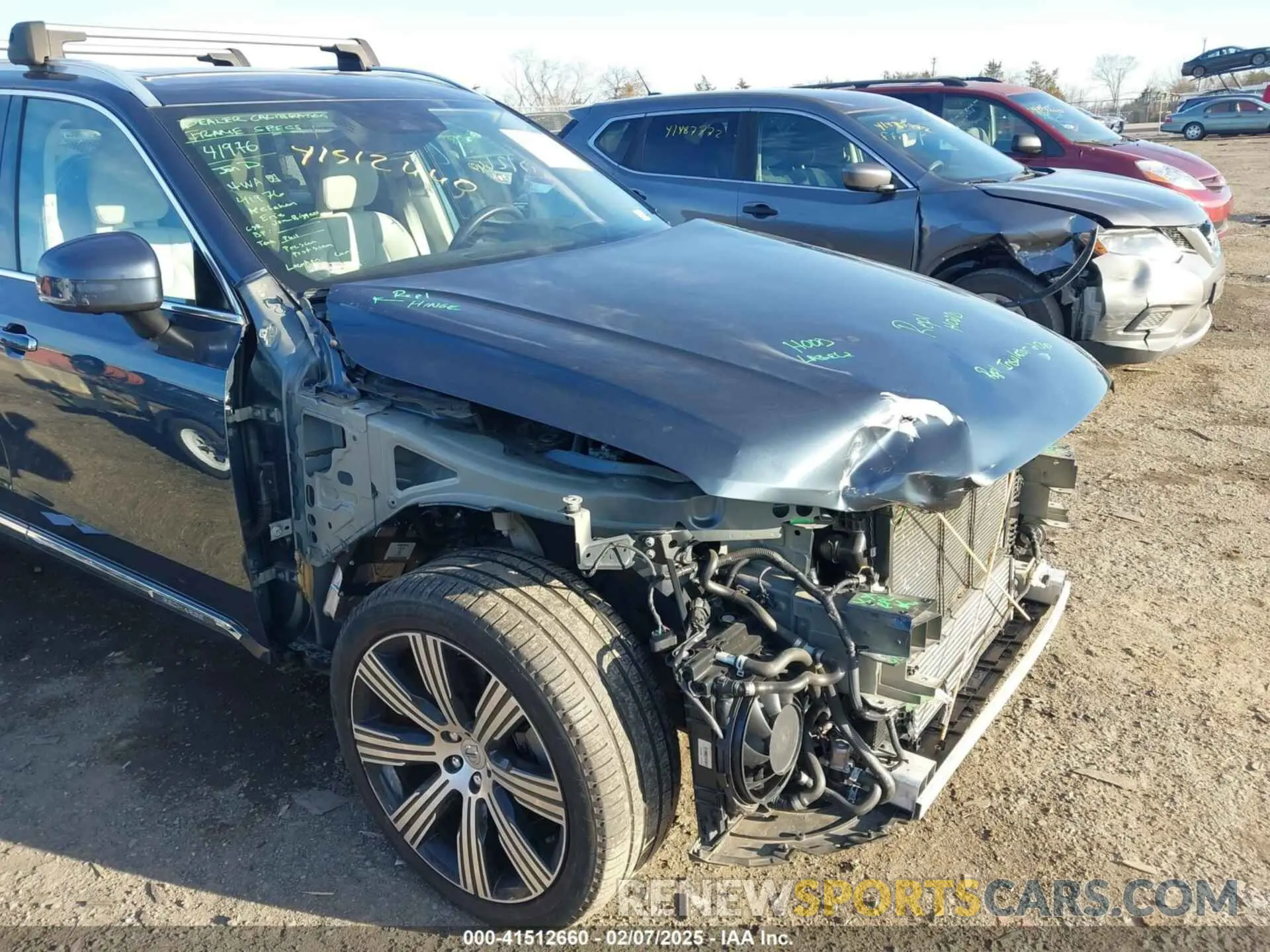 17 fotografías del automóvil dañado YV4BR00L9N1790812 VOLVO XC90 RECHARGE PLUG-IN HYBRID 2022