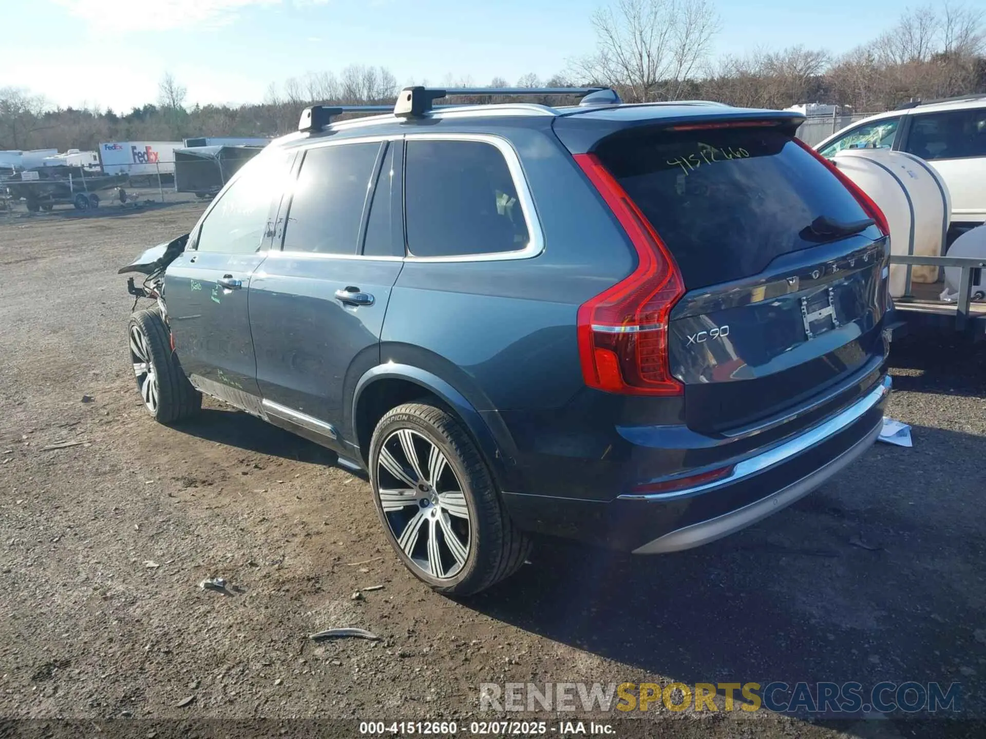 3 fotografías del automóvil dañado YV4BR00L9N1790812 VOLVO XC90 RECHARGE PLUG-IN HYBRID 2022