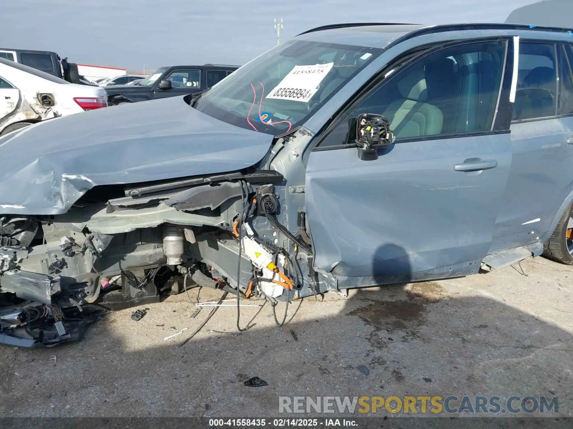 6 fotografías del automóvil dañado YV4BR0CM8N1816644 VOLVO XC90 RECHARGE PLUG-IN HYBRID 2022